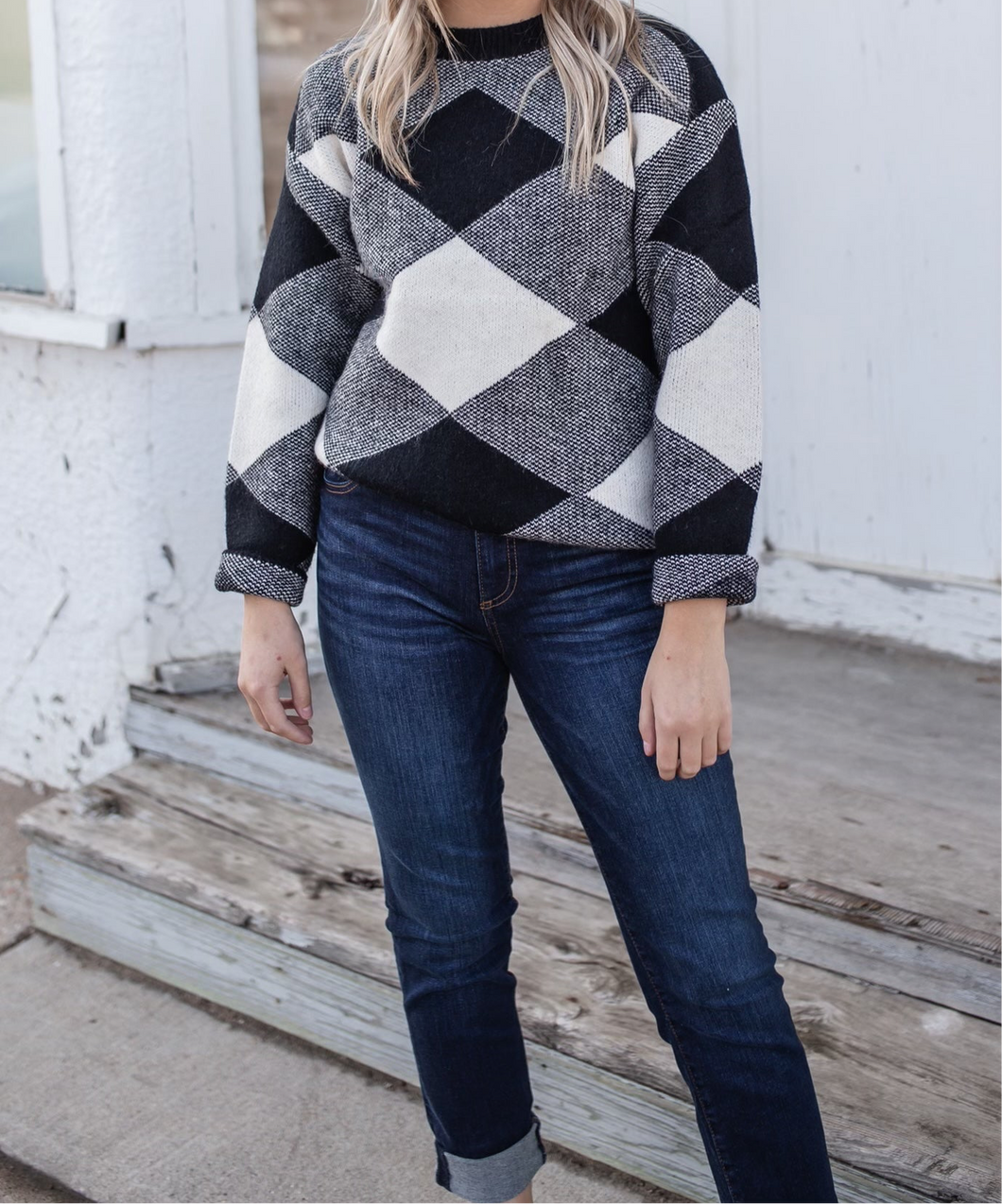 THE CHECKERS SWEATER