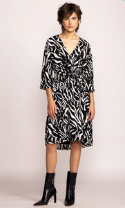 Diane Dress - Black and White