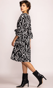 Diane Dress - Black and White