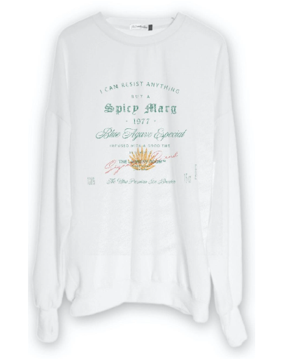 Can’t Resist a Spicy Marg- Jump Jumper- White