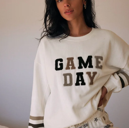Oversized Game Day Sweatshirt