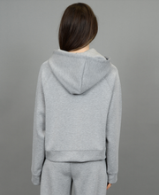 Load image into Gallery viewer, PRISTINE HTHR MELANGE LS HOODY -MID HTHR GREY
