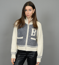 Load image into Gallery viewer, COLANE LONG RAGLAN SLEEVE MOCK NECK CARDIGAN-CBC451 BEIGE
