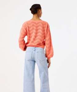 Salmon pink sweater