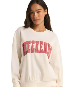 OVERSIZED WEEKENDS SWEATSHIRT