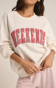 OVERSIZED WEEKENDS SWEATSHIRT