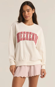 OVERSIZED WEEKENDS SWEATSHIRT