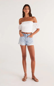 CLASSIC HI-RISE DENIM SHORT