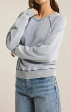 Load image into Gallery viewer, SALDANA KNIT DENIM TOP
