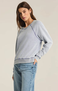 SALDANA KNIT DENIM TOP