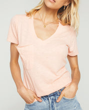 Load image into Gallery viewer, COTTON SLUB POCKET TEE
