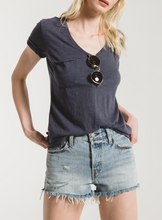 Load image into Gallery viewer, AIRY SLUB POCKET TEE

