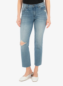 REESE HIGH RISE ANKLE STRAIGHT LEG  (AMIABLE WASH)