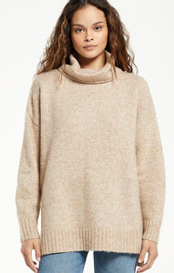 NORAH COWL SWEATER~OATMEAL