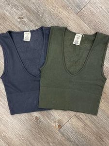 C’est Moi Ribbed Plunge Tank