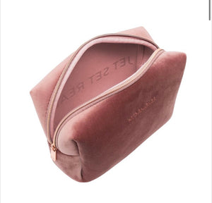 COSMETIC POUCH -(velour finish)