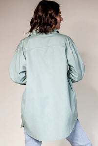 Twill & Shack- Light Green & Navy