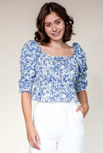 Load image into Gallery viewer, Provence Top Blue
