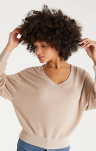 Francis Marbled V-Neck Top