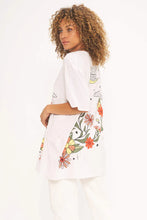Load image into Gallery viewer, SUN COMING/MOON GOING OVERSIZED TEE - VINTAGE WHITE
